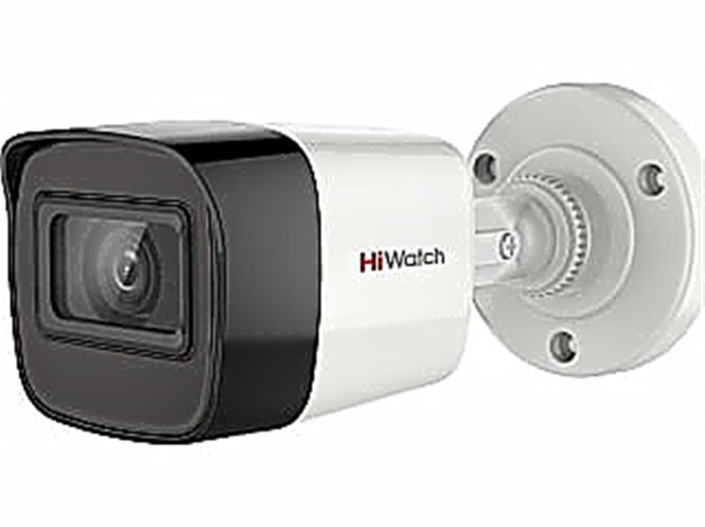 DS-T500A(B) (3.6mm) - 3К (5Мп 16:9) уличная цилиндрическая HD-TVI камера с гибридной подсветкой EXIR/LED до 30/20м и встроенным микрофоном (AoC)
