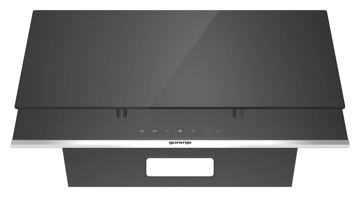 Вытяжка каминная Gorenje WHI649X21P черный управление: сенсорное (1 мотор)
