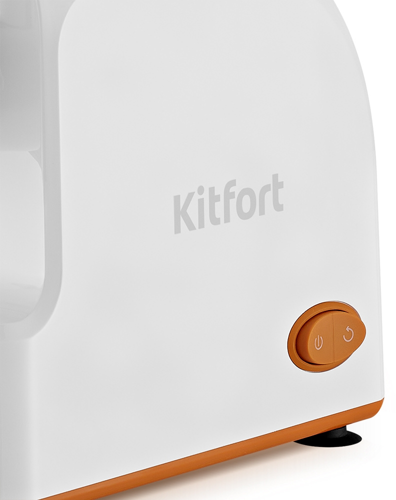 Мясорубка Kitfort КТ-2113-1 1000Вт белый/оранжевый
