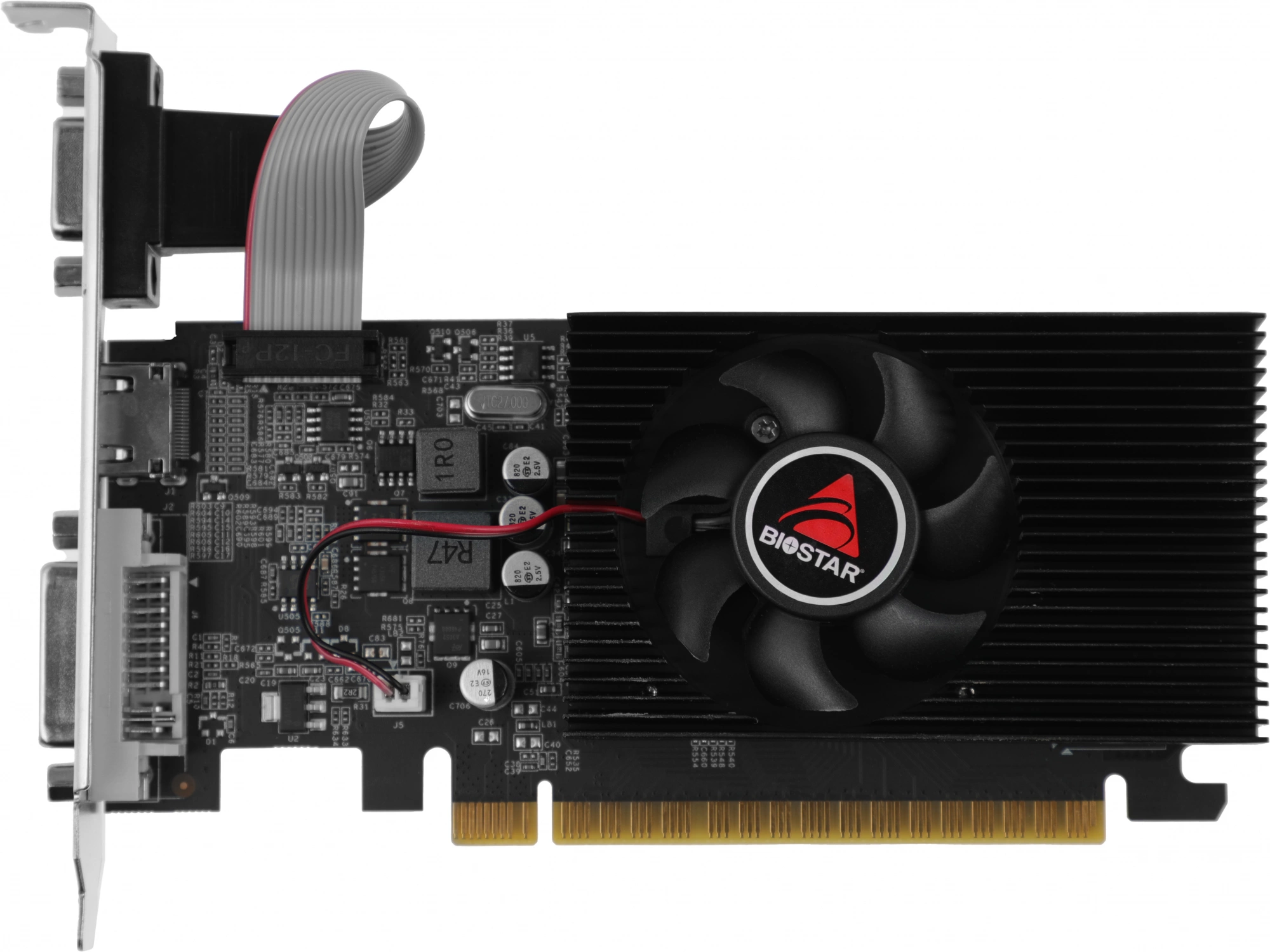 Видеокарта Biostar PCI-E 2.0 GT730-4GB D3 LP (GF108) NVIDIA GeForce GT 730 4Gb 128bit GDDR3 700/1333 DVIx1 HDMIx1 CRTx1 HDCP Ret low profile