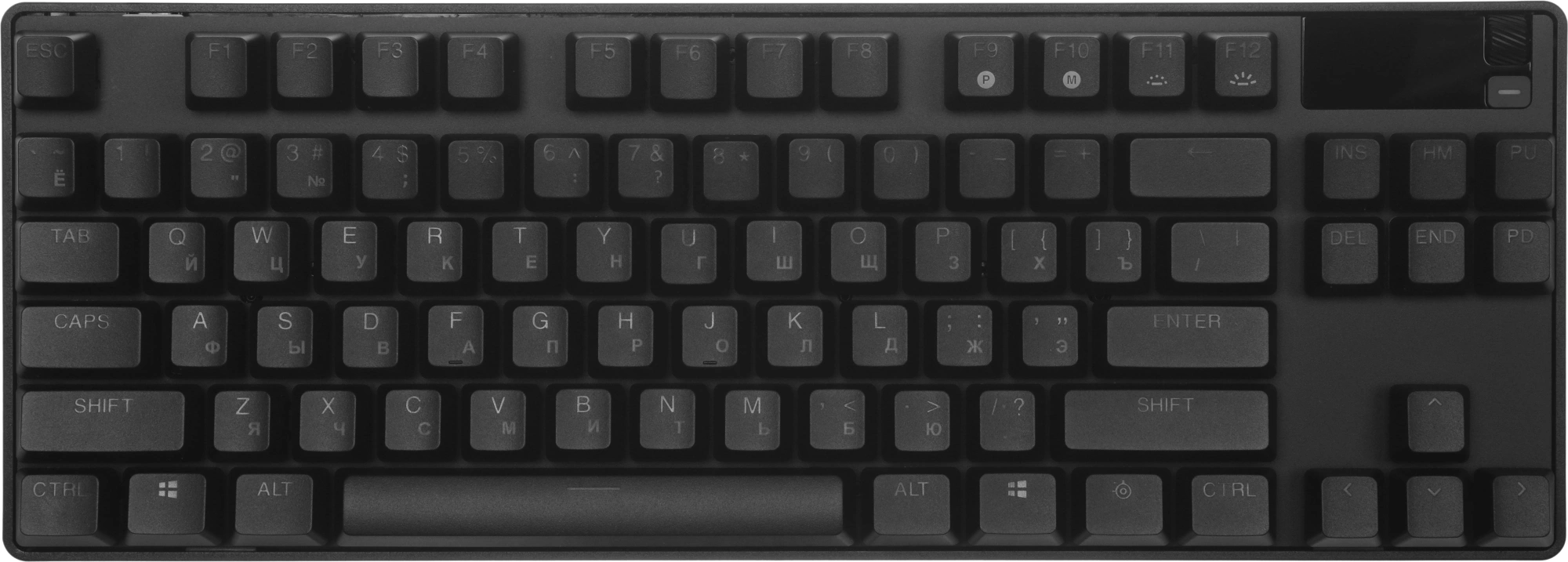 Клавиатура Steelseries Apex Pro TKL механическая черный USB for gamer LED (подставка для запястий) (64856)