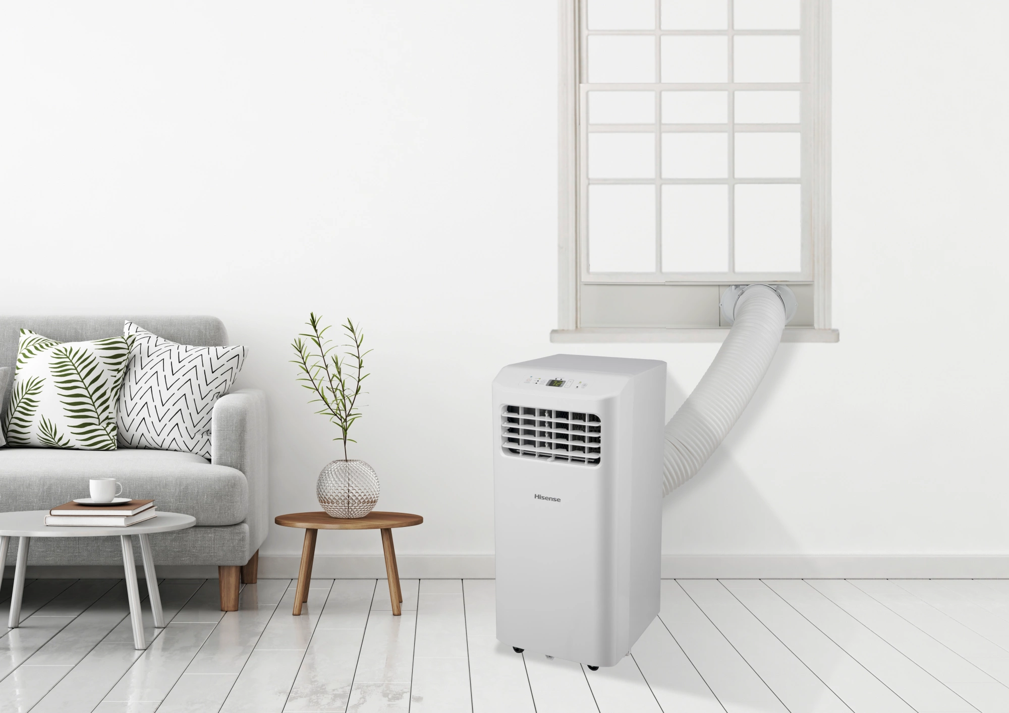 Кондиционер мобильный Hisense V-series AP-09CR4GKVS00 белый площ.17м2