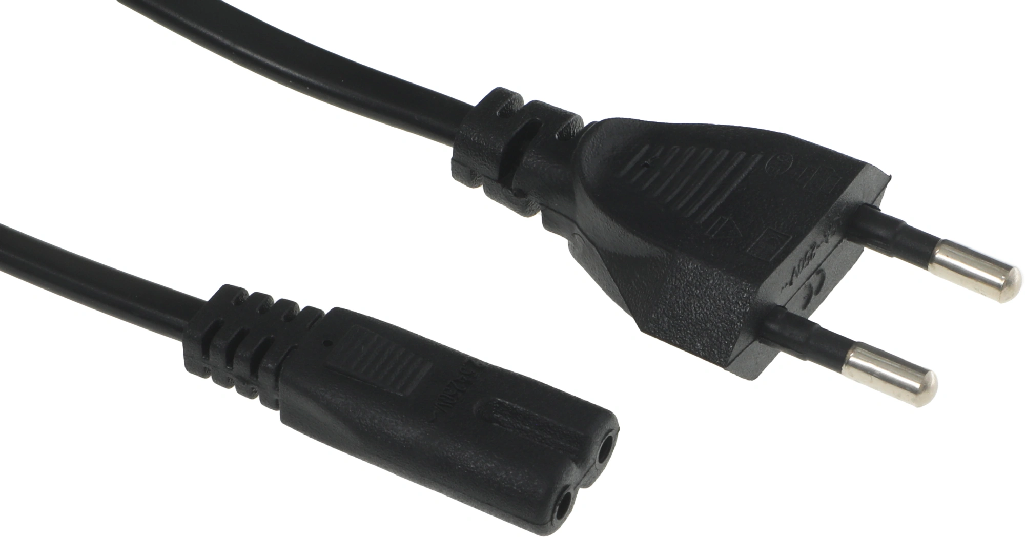 Кабель Premier 5-180 IEC C7 (2-pin) Евровилка 1.8м (5-180(0.5) 1.8) черный (Bulk)