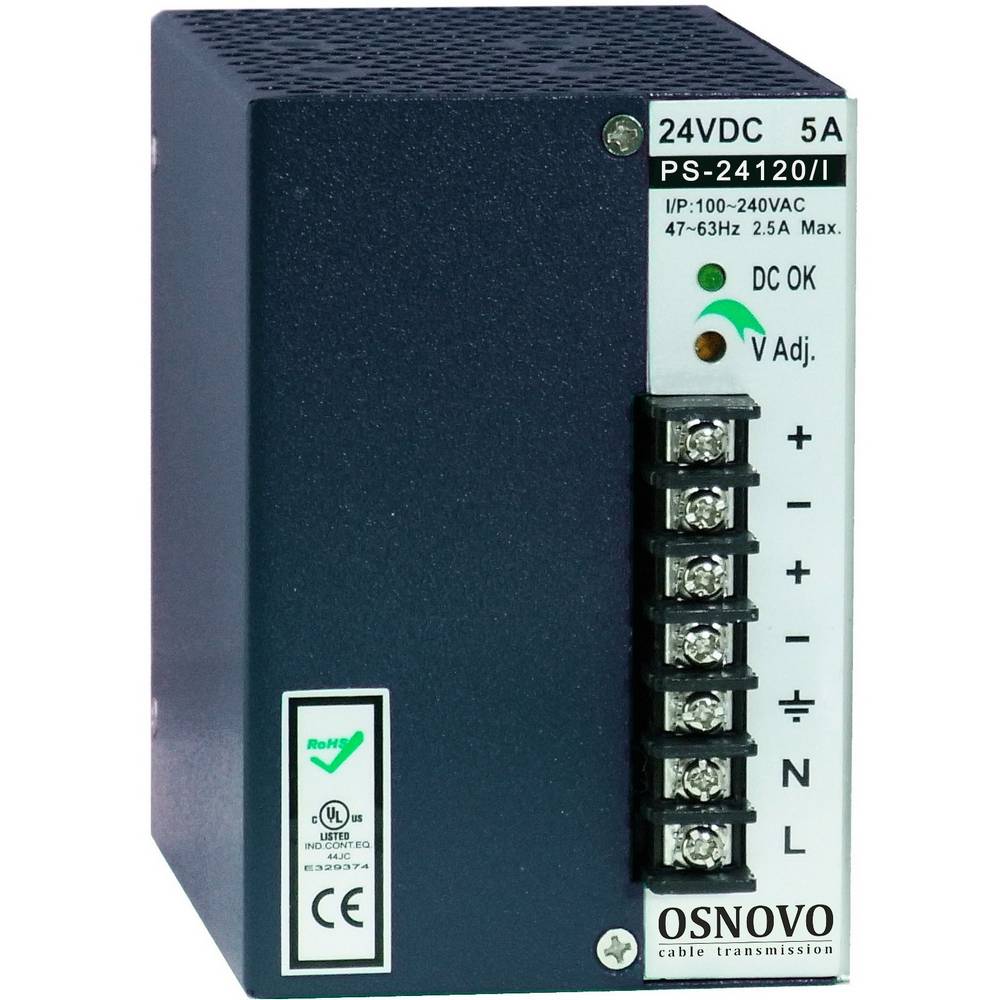 PS-24120/I- Промышленный блок питания. DC24V, 5A (120W)
