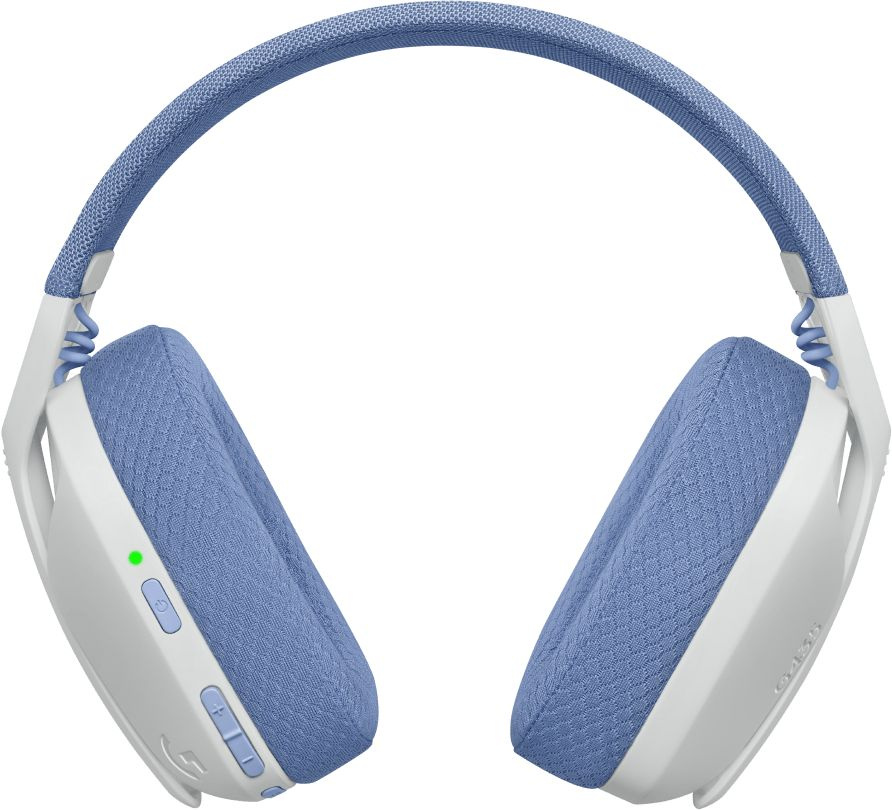 Наушники с микрофоном Logitech G435 белый/синий накладные BT/Radio оголовье (981-001077)