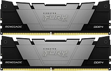 Память DDR4 2x32GB 3600MHz Kingston KF436C18RB2K2/64 Fury Renegade Black RTL Gaming PC4-28800 CL18 DIMM 288-pin 1.35В dual rank с радиатором Ret