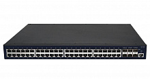 GL-SW-G304-54P - Управляемый PoE коммутатор NIKOMAX, L3 Stack, 48*100/1000 Мбит/с BASE-T 802.3af/at, 6*1/10 Гбит/с SFP+, 1* Консольный порт RJ45, PoE 740 Вт (2 блока питания)