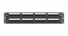 NMC-RP48UE2-2U-BK - Неэкранированная патч-панель NIKOMAX, 48 портов, 19", 2U, категория 6
