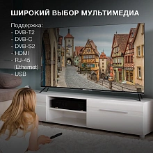Телевизор LED Hyundai 65" H-LED65BU7003 Яндекс.ТВ Frameless черный 4K Ultra HD 60Hz DVB-T DVB-T2 DVB-C DVB-S DVB-S2 USB WiFi Smart TV
