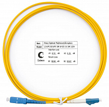 Cabeus FOP(s)-9-LC-SC-2m - Шнур оптический simplex LC-SC 9/125 sm 2м LSZH