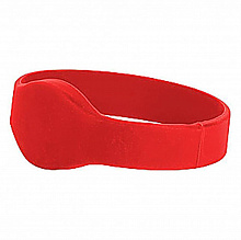 AT-ID04-MF-Red-74 - Браслет формата  Mifare 1К, водонепроницаемый, красный, D=74мм