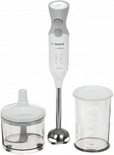 Блендер погружной Bosch MSM66120 600Вт белый/серебристый