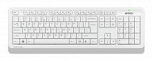Клавиатура + мышь A4Tech Fstyler FG1010S клав:белый/серый мышь:белый/серый USB беспроводная Multimedia (FG1010S WHITE)