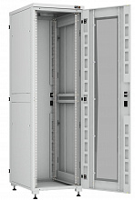 TFI-426080-PHMH-R-BK - Напольный шкаф NIKOMAX Essential Line серии TFI-R 19", 42U, перфорированная дверь, цельнометаллические двухуровневые стенки и задняя дверь, Ш600хВ2042хГ800мм, в разобранном виде, черный RAL9005