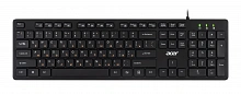 Клавиатура Acer OKW122 черный USB Multimedia (ZL.KBDEE.00C) кабель 1.5м