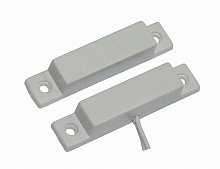 ST-DM120NC-WT - Магнитоконтактный датчик Smartec, НЗ, белый, накладной для деревянных дверей, зазор 25 мм