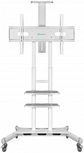 Подставка для телевизора Onkron TS1881 белый 50"-86" макс.105.9кг напольный мобильный