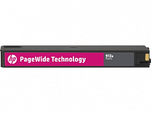 Картридж струйный HP 913A F6T78AE пурпурный (3000стр.) для HP PW 352dw/377dw/Pro 477dw/452dw