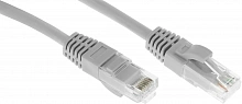Патч-корд Sysmatrix PC 4545.5EU26.5LSZHGY U/UTP RJ-45 вил.-вилка RJ-45 кат.5E 5м серый LSZH