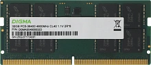 Память DDR5 32GB 4800MHz Digma DGMAS54800032D RTL PC5-38400 CL40 SO-DIMM 262-pin 1.1В dual rank Ret