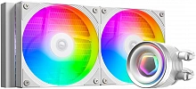 Система водяного охлаждения ID-Cooling FX240 Inf ARGB Soc-AM5/AM4/1200/1700/1851 белый 4-pin 27.2dB Al 300W Ret (FX240 INF WHITE)