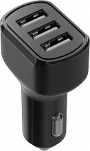 Автомобильное зар./устр. Wiiix UCC-5-3-01-QC-ANT 2.1A (QC) 3xUSB универсальное черный
