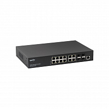 4090 SKAT PoE-M-8G-4G-4S - Управляемый L2+ коммутатор PoE Plus, 150Вт, порты: 8-Ethernet, 4-Uplink, 4-SFP