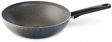 Сковорода ВОК (WOK) Tefal Natural Cook 04213628 круглая 28см покрытие: Mineralia+ non-stick ручка несъемная (без крышки) серый