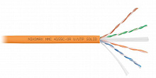 NMC 4155C-OR - Кабель NIKOMAX U/UTP 4 пары, Кат.6a (Класс Eа), тест по ISO/IEC, 500МГц, одножильный, BC (чистая медь), 23AWG (0,57мм), полимерный материал нг(А)-HF, внутренний, оранжевый, 500м - гарантия: 5 лет / 15 лет системная