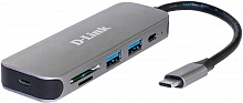 Разветвитель USB 3.0 D-Link DUB-2325 3порт. черный (DUB-2325/A2A)