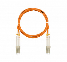 NMF-PC2M2C2-LCU-LCU-001 - Шнур NIKOMAX волоконно-оптический, соединительный, многомодовый 50/125мкм, стандарта ОМ2, LC/UPC-LC/UPC, двойной, LSZH нг(A)-HFLTx, 2мм, оранжевый, 1м