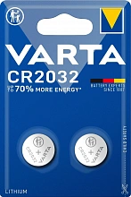 Батарея Varta Energy CR2032 BL2 Lithium 3V CR2032 (2шт) блистер