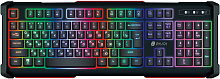 Клавиатура Оклик 717G BLACK DEATH черный/оранжевый USB Multimedia for gamer LED (476395)