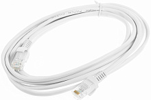 Патч-корд Premier 5-970 UTP 4 пары cat.5E solid CCA molded 3м белый RJ-45 (m)-RJ-45 (m) (5-970W 3.0)