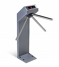 PERCo-TTR-04.1G - Турникет эл/мех для эксплуатации в закрытых помещениях. Исполнение: стойка – сталь, покрытие «муар», темно-серый цвет с эффектом слюды (Планки покупаются отдельно, без них товар не продаётся!)