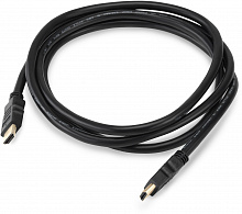 Кабель аудио-видео Buro HDM 2.0 HDMI (m)/HDMI (m) 1.8м. позолоч.конт. черный (BHP RET HDMI18-2)