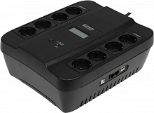 Источник бесперебойного питания Powercom Spider SPD-750U LCD USB 450Вт 750ВА черный