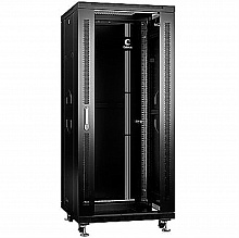Cabeus SH-05C-27U60/80-BK - Шкаф монтажный телекоммуникационный 19" напольный для распределительного и серверного оборудования 27U 600x800x1388mm (ШхГхВ