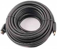 Кабель аудио-видео LAZSO WH-111 HDMI (m)/HDMI (m) 15м. позолоч.конт. черный (WH-111(15M))
