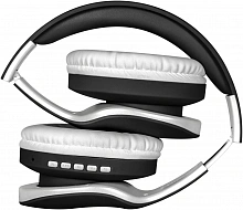 Наушники с микрофоном Defender FreeMotion B525 черный/белый накладные BT оголовье (63525)