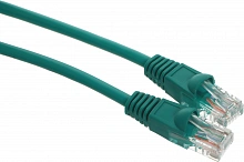 Патч-корд Buro UTP-5E-1,5M-GR UTP 4 пары cat.5E CCA molded 1.5м зеленый RJ-45 (m)-RJ-45 (m)