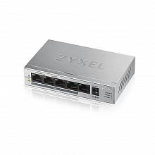GS1005HP - 5-портовый неуправляемый коммутатор Gibabit Ethernet с PoE