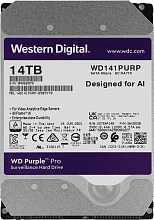 Жесткий диск WD SATA-III 14TB WD141PURP Surveillance Purple Pro (7200rpm) 512Mb 3.5"