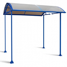 PERCo-RTC-20 - Крыша турникета PERCo-RTD-20. Исполнение: стойки и каркас крыши, заполнение крыши – поликарбонатный пластик, цвет синий (RAL 5010)