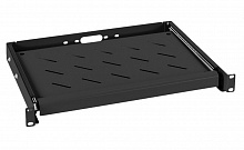 Cabeus JE10-BK - Выдвижная полка 19" для клавиатуры, цвет черный (RAL 9004)