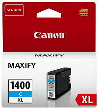 Картридж струйный Canon PGI-1400XLC 9202B001 голубой (1200стр.) для Canon Maxify МВ2040/2340