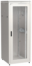 LN35-42U88-GM - ITK LINEA N 42U 800х800мм стекл. пер. дв. задн. металл. сер.
