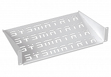 SYSMATRIX SH 2503.700 Полка 19" консольная перфорированная 1U глубина 250 мм, цвет серый (RAL 7035)