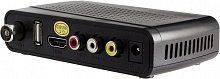 Ресивер DVB-T2 Hyundai H-DVB520 + WiFi-адаптер черный