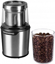 Кофемолка Redmond RCG-M1607 280Вт сист.помол.:ротац.нож вместим.:90гр серебристый